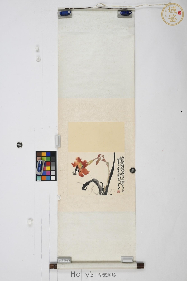 古玩字畫朱頂紅真品鑒賞圖