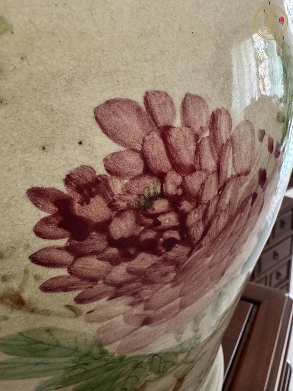 古玩陶瓷鳳紋將軍罐真品鑒賞圖
