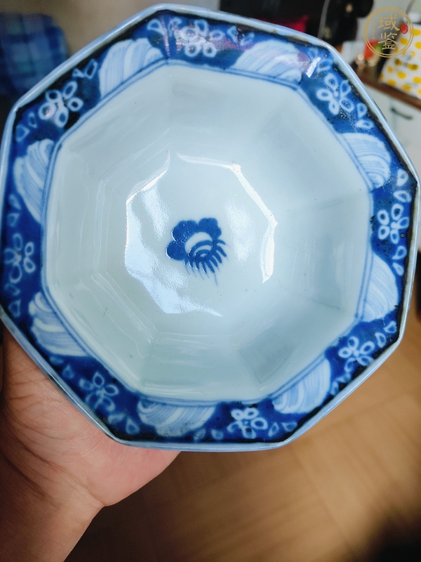 古玩陶瓷青花蓋碗真品鑒賞圖