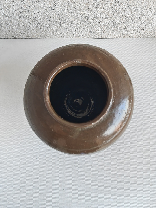 古玩陶瓷茶葉末釉瓜楞罐拍賣，當前價格580元