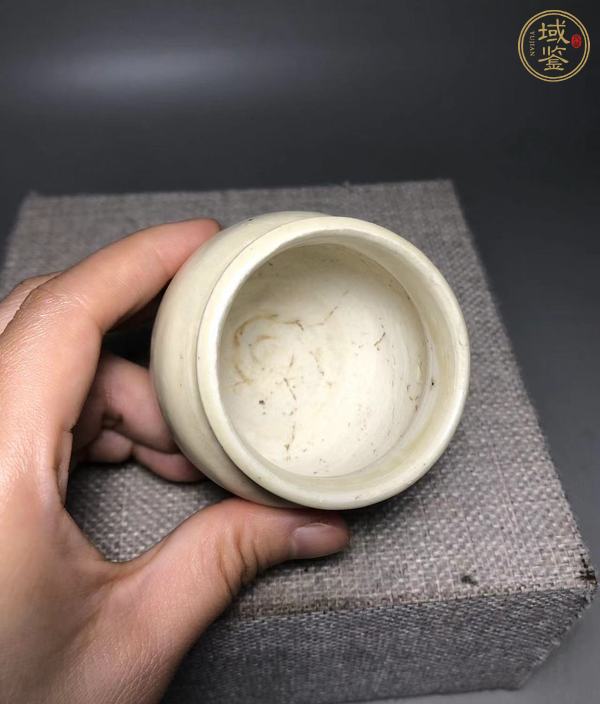 古玩陶瓷青白釉罐真品鑒賞圖
