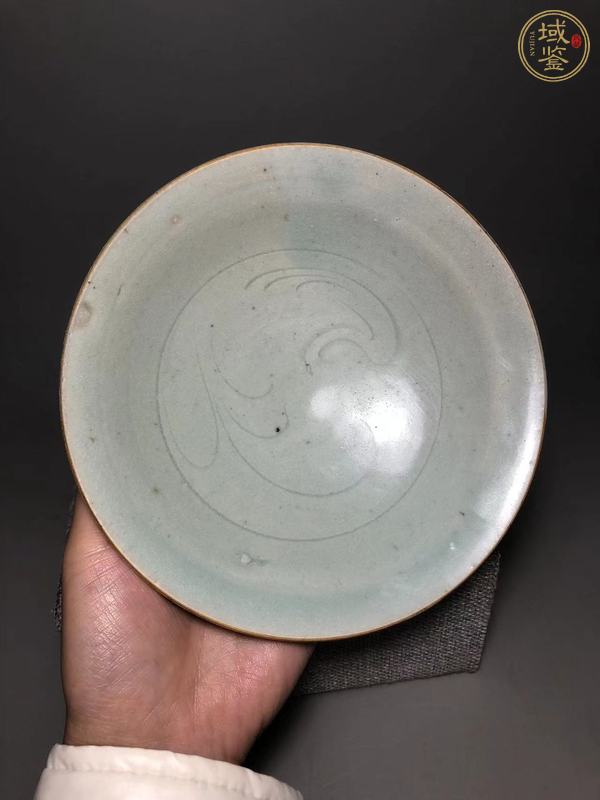 古玩陶瓷青白釉刻仰蓮紋碗真品鑒賞圖