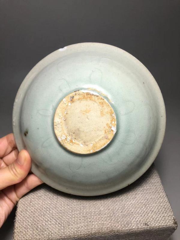 古玩陶瓷宋，景德鎮窯影青釉鵝紋碗拍賣，當前價格1600元