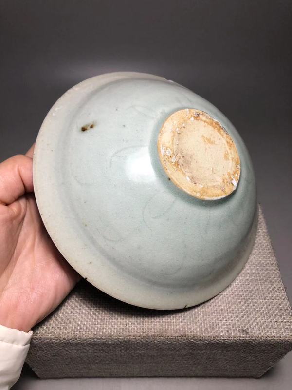 古玩陶瓷宋，景德鎮窯影青釉鵝紋碗拍賣，當前價格1600元