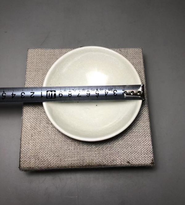 古玩陶瓷五代末,宣州窯白釉唇口盞拍賣,當前價格1200元