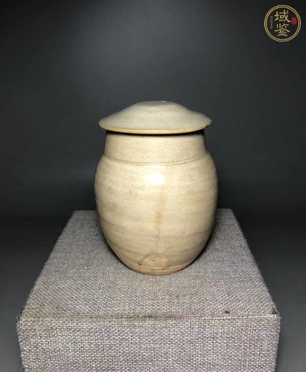 古玩陶瓷青白釉蓋罐真品鑒賞圖