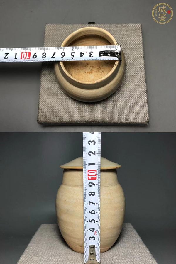 古玩陶瓷青白釉蓋罐真品鑒賞圖