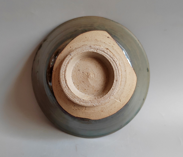 古玩陶瓷元明窯變黑釉茶碗拍賣，當前價格76元