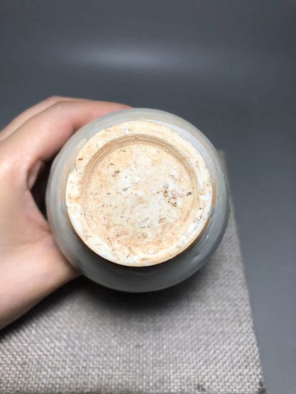 古玩陶瓷北宋,青白釉盤口壺拍賣,當前價格2400元