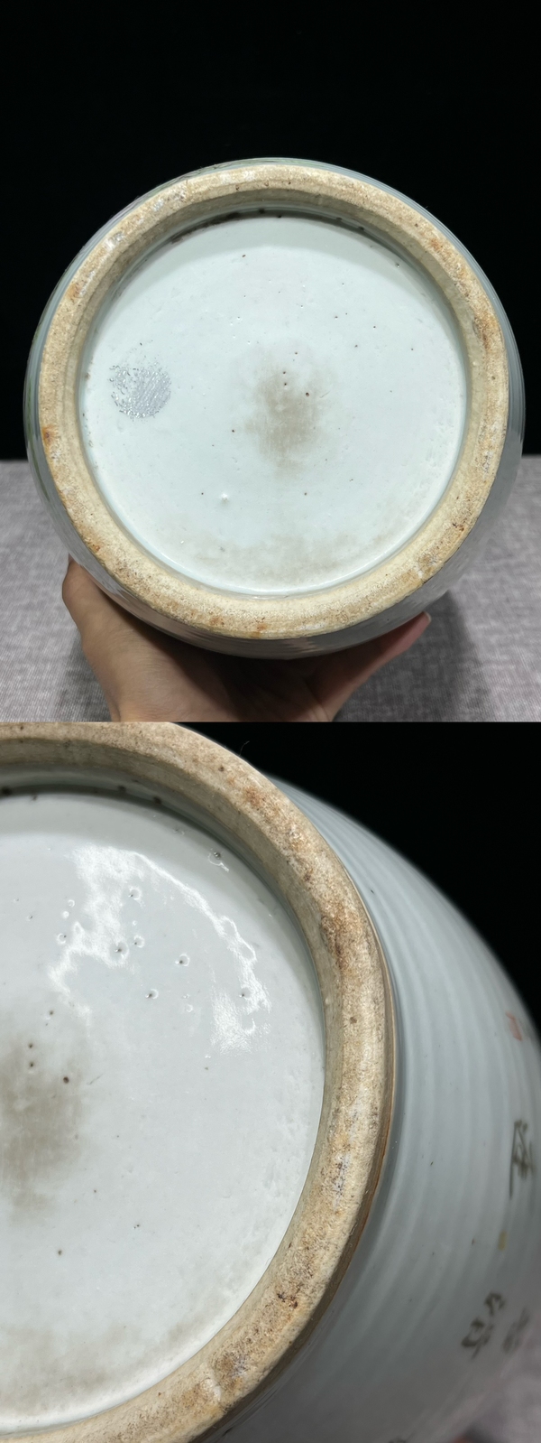 古玩陶瓷粉彩仕女人物撇口瓶拍賣，當前價格4000元