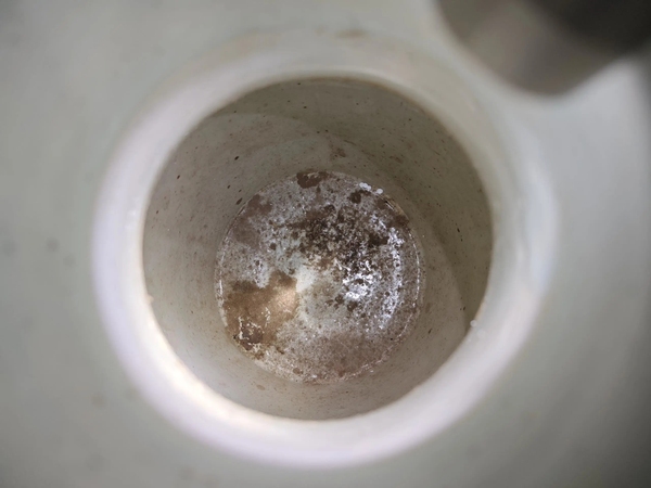 古玩陶瓷豆青釉青花花鳥紋盤口瓶拍賣,當前價格1900元