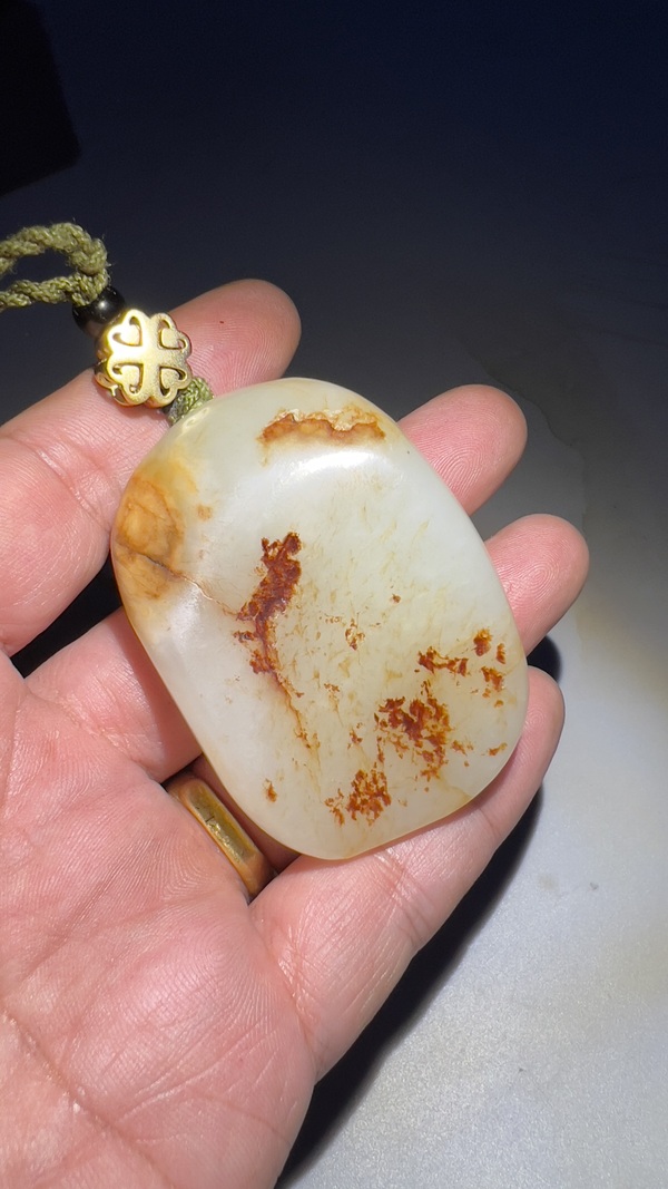 古玩玉器帶扣拍賣,當前價格9800元