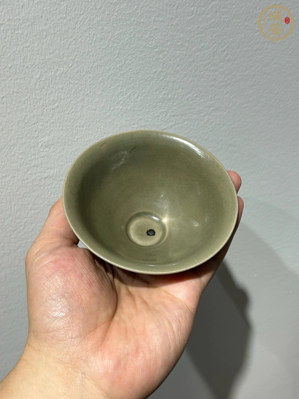 古玩陶瓷青瓷盞真品鑒賞圖