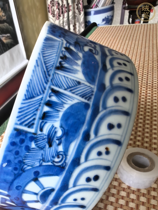 古玩陶瓷青花洗真品鑒賞圖