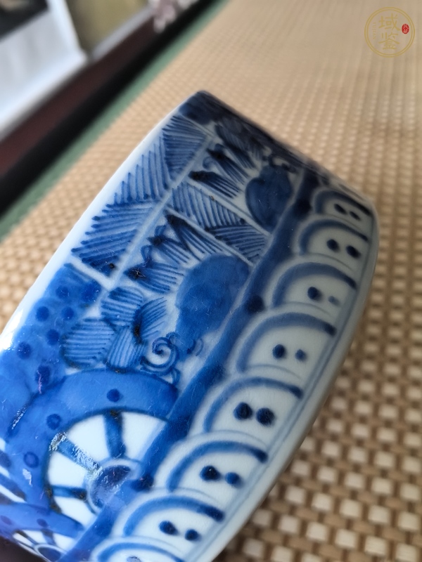 古玩陶瓷青花洗真品鑒賞圖