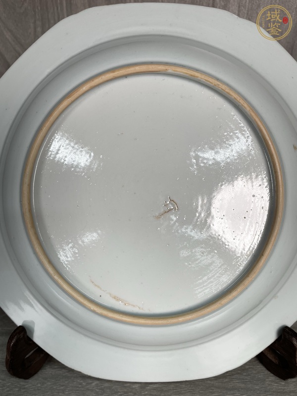 古玩陶瓷清康雍 極品青花雙鹿圖八方盤真品鑒賞圖