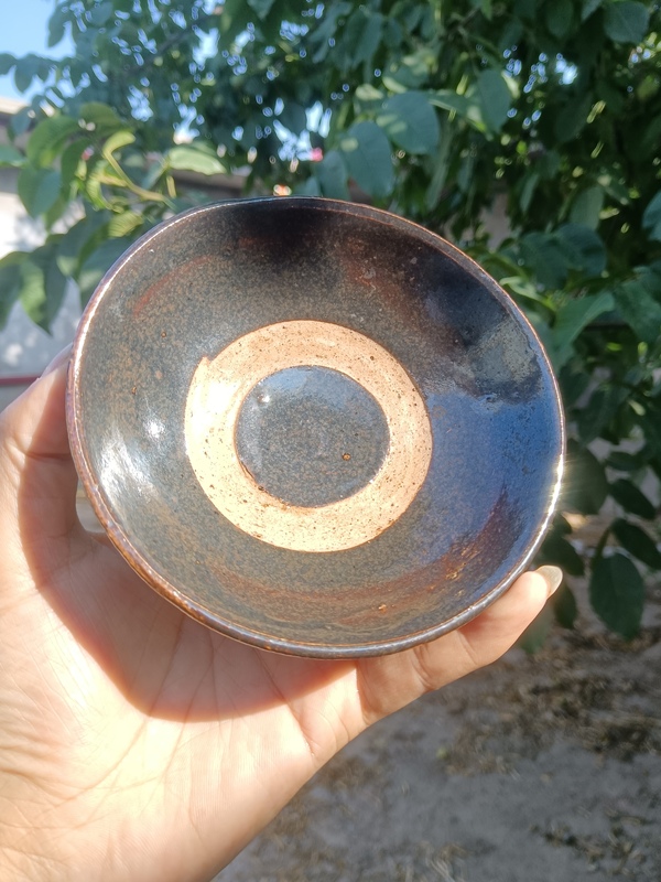 古玩轉賣明代～窯變萬彩茶盞拍賣，當前價格58元