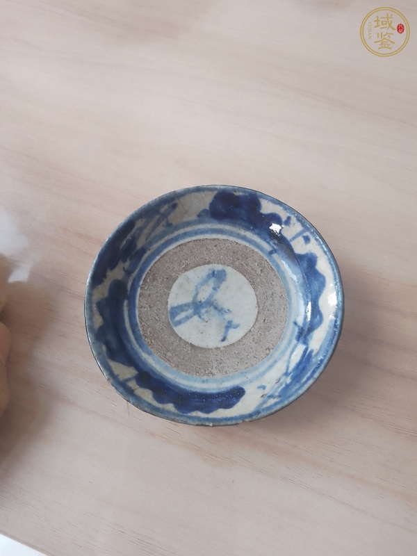 古玩陶瓷磁州窯青花盤真品鑒賞圖