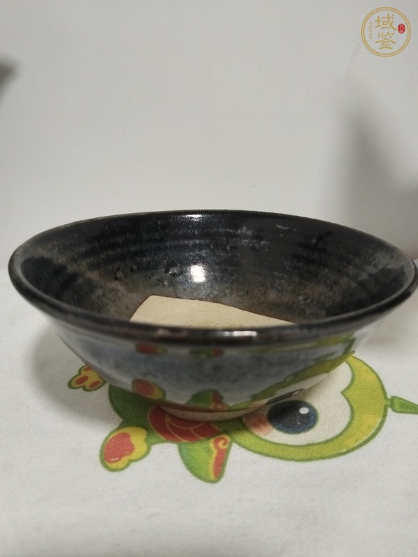 古玩陶瓷磁州窯點彩碗真品鑒賞圖