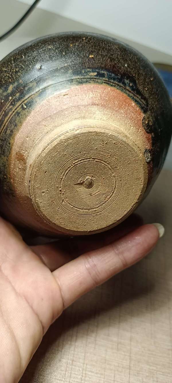 古玩陶瓷宋代.贛州窯黑釉茶盞(最美異形盞)拍賣，當前價格998元