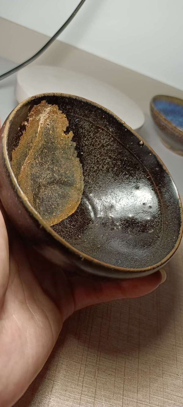 古玩陶瓷宋代.贛州窯黑釉茶盞(最美異形盞)拍賣，當前價格998元