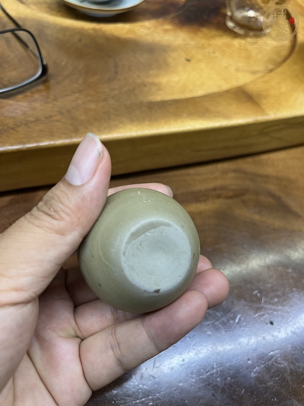 古玩陶瓷越窯青瓷葫蘆瓶、模糊，偏老真品鑒賞圖