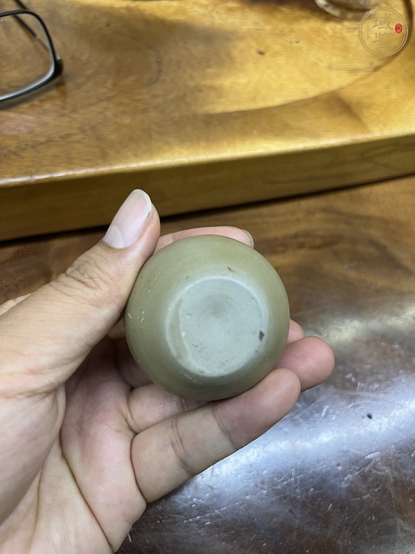 古玩陶瓷越窯青瓷葫蘆瓶、模糊，偏老真品鑒賞圖