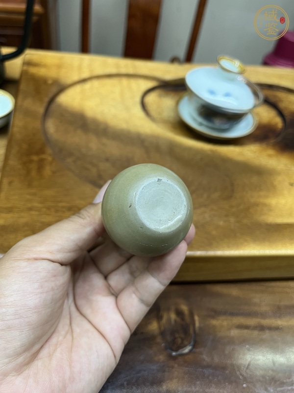 古玩陶瓷越窯青瓷葫蘆瓶、模糊,偏老真品鑒賞圖