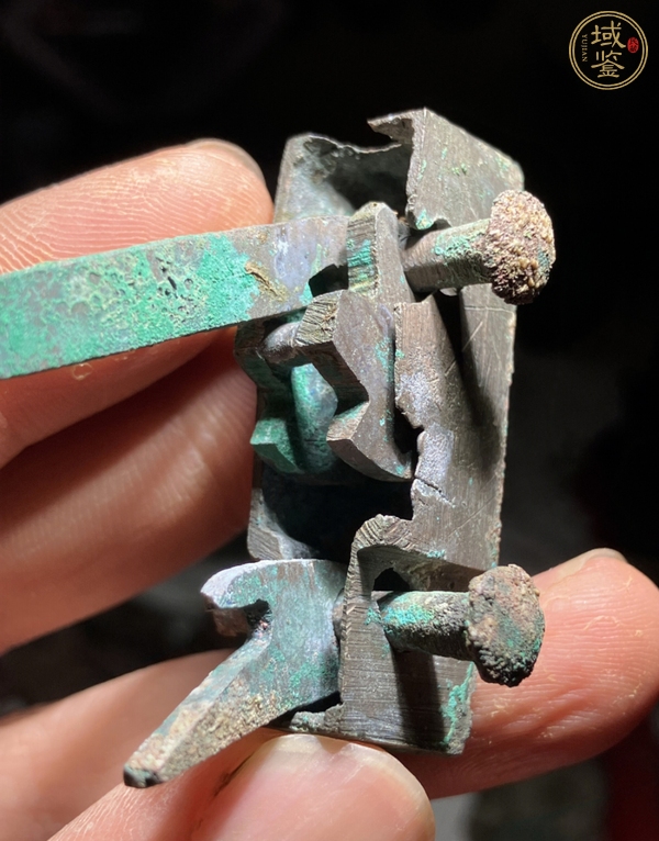 古玩銅器西北干坑青銅弩機(jī)真品鑒賞圖