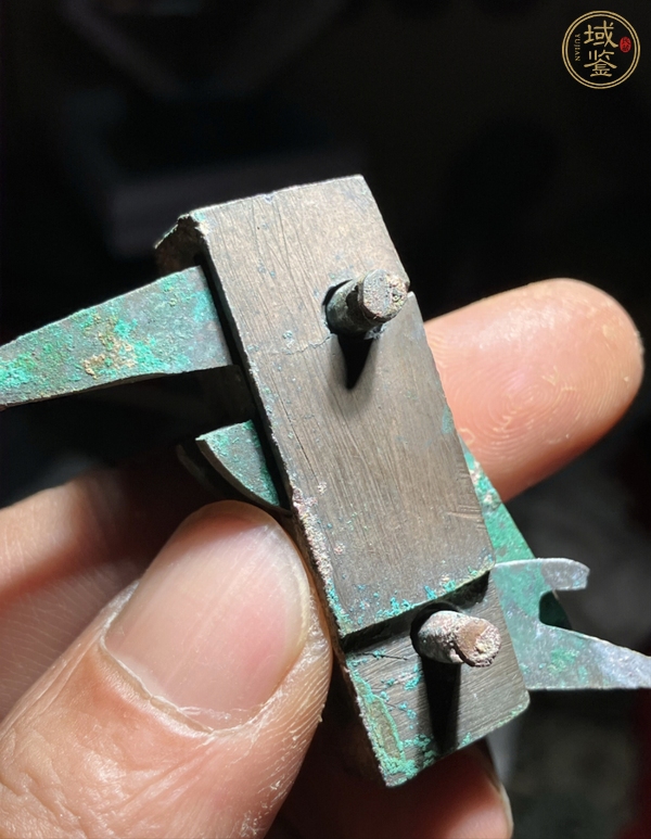 古玩銅器西北干坑青銅弩機(jī)真品鑒賞圖