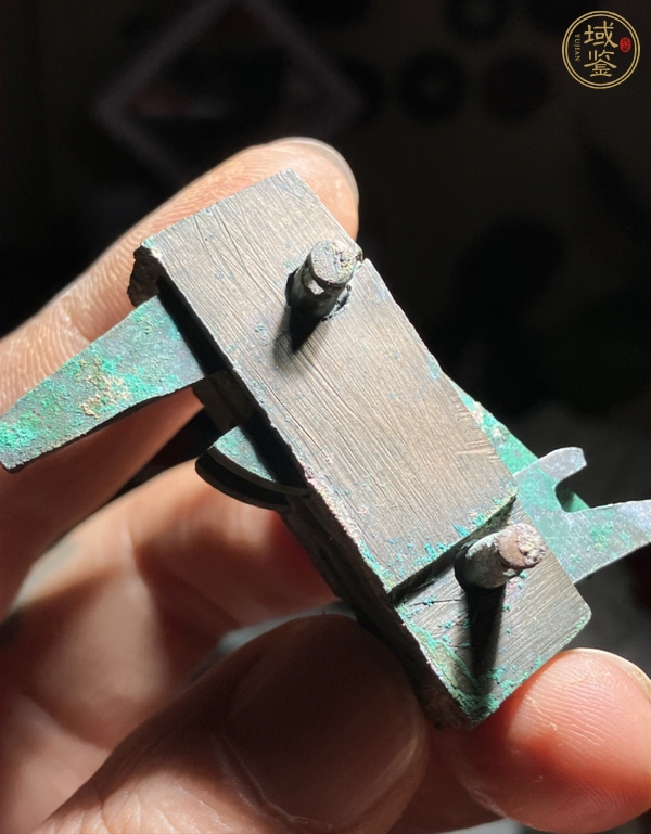 古玩銅器西北干坑青銅弩機(jī)真品鑒賞圖