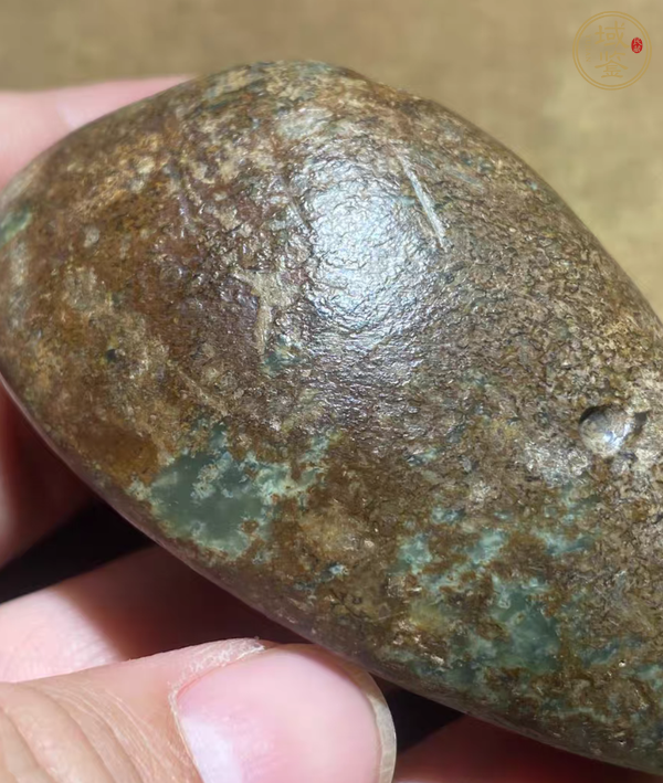 古玩玉器仿古做舊獸型把件真品鑒賞圖