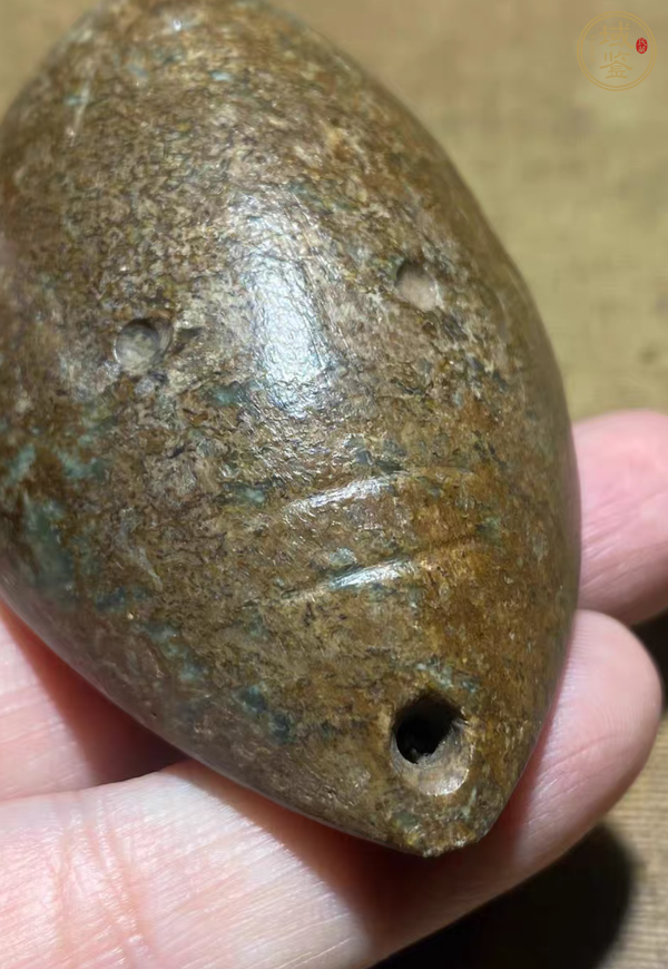 古玩玉器仿古做舊獸型把件真品鑒賞圖