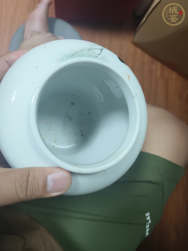 古玩陶瓷三娘教子圖新粉彩將軍罐真品鑒賞圖