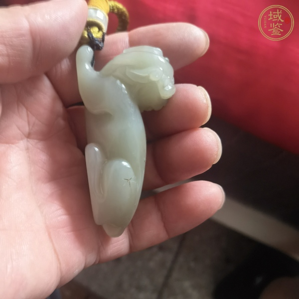 古玩玉器和田玉雕“瑞獸”擺件真品鑒賞圖