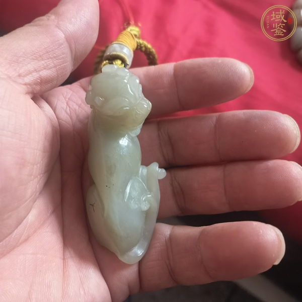 古玩玉器和田玉雕“瑞獸”擺件真品鑒賞圖