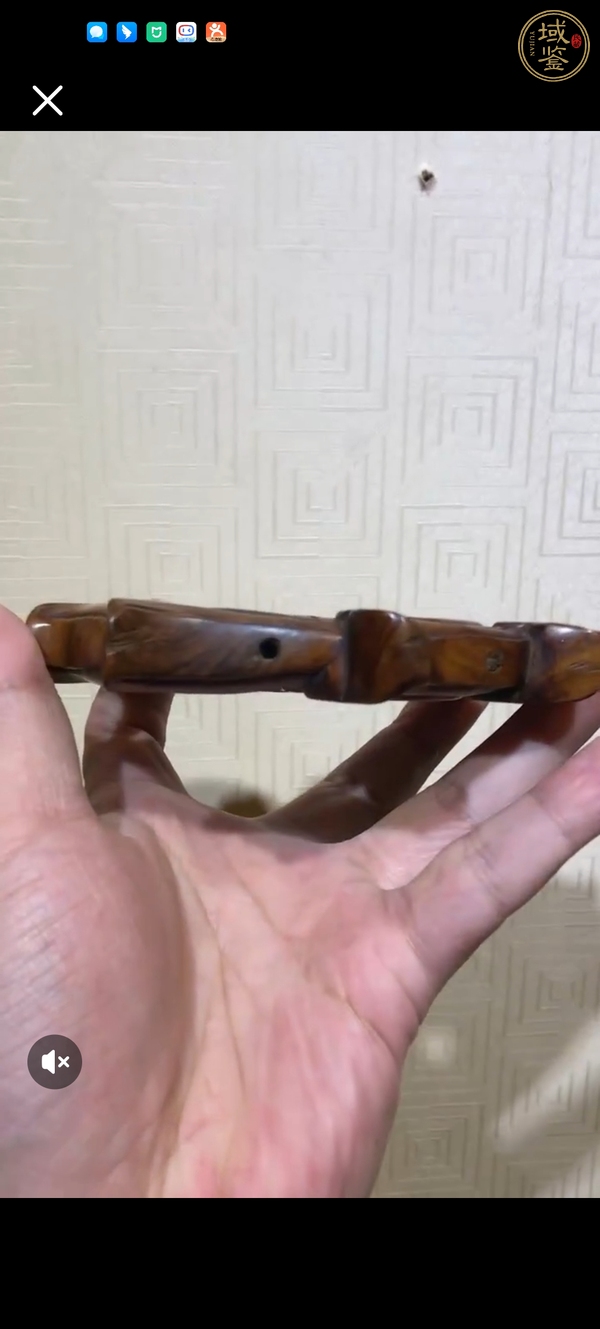 古玩雜項木雕花板真品鑒賞圖