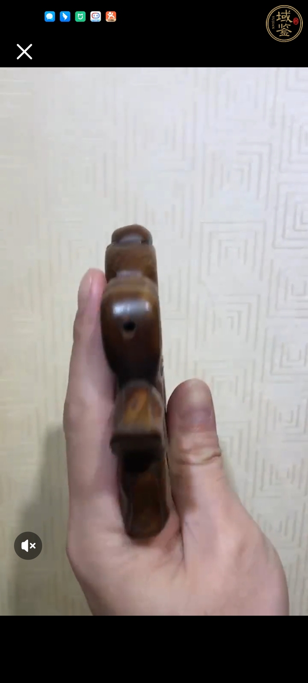古玩雜項木雕花板真品鑒賞圖