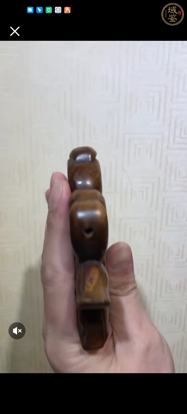 古玩雜項木雕花板真品鑒賞圖