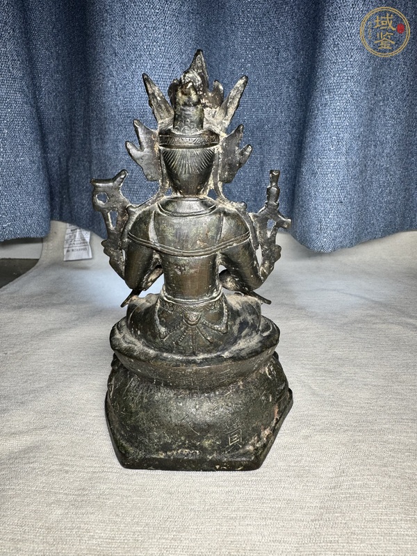 古玩銅器銅菩薩像真品鑒賞圖