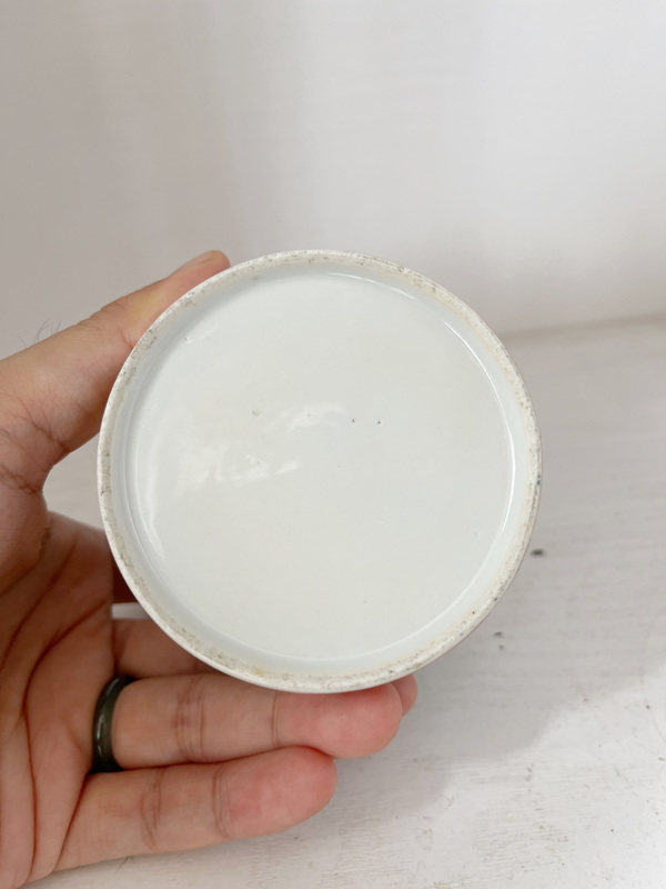 古玩陶瓷廣彩人物故事紋蓋缸拍賣(mài)，當(dāng)前價(jià)格788元