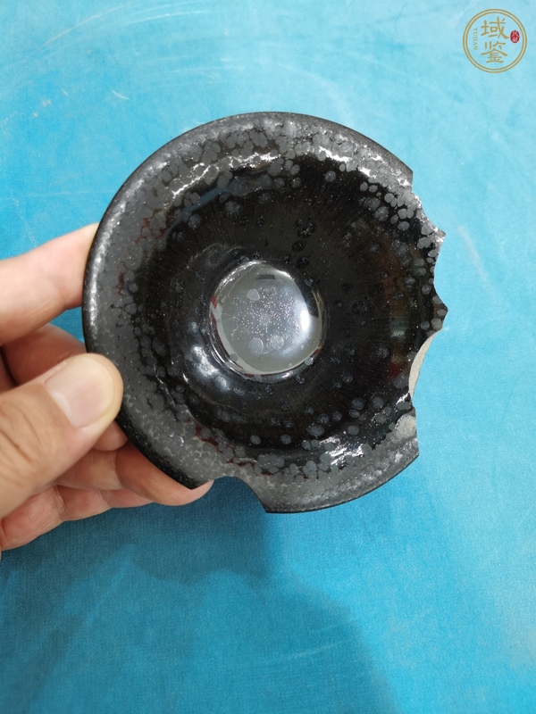 古玩陶瓷南宋建窯油滴盞真品鑒賞圖