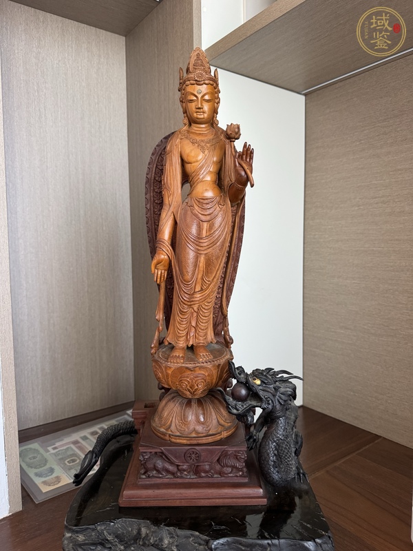 古玩雜項(xiàng)木雕觀音真品鑒賞圖