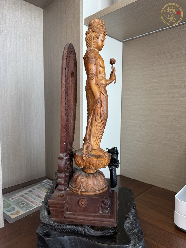 古玩雜項(xiàng)木雕觀音真品鑒賞圖