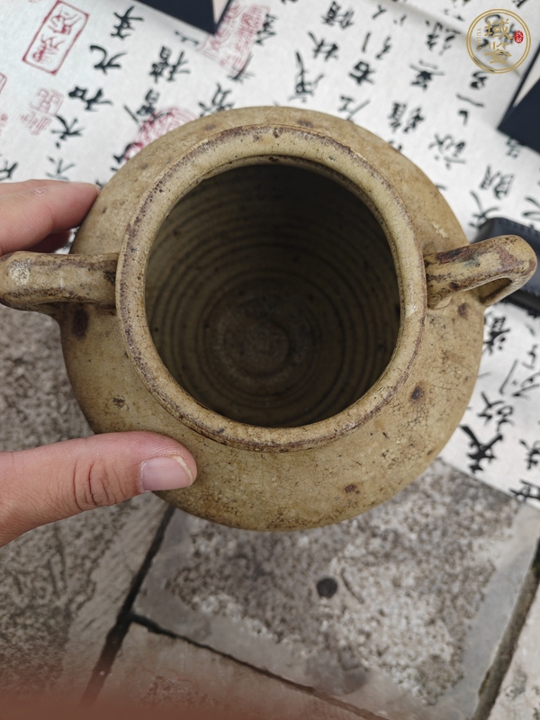 古玩陶瓷鈞釉雙系罐真品鑒賞圖