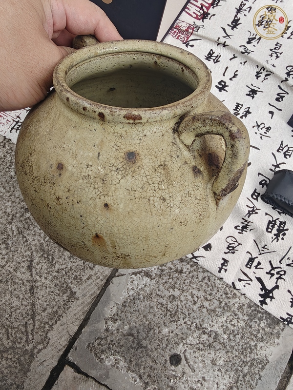 古玩陶瓷鈞釉雙系罐真品鑒賞圖