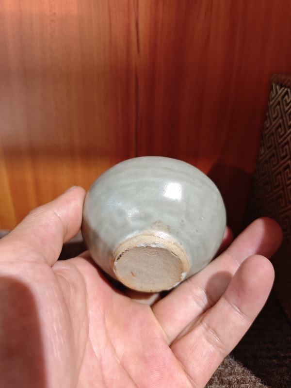 古玩錢幣龍泉青釉印花罐拍賣,當前價格1300元