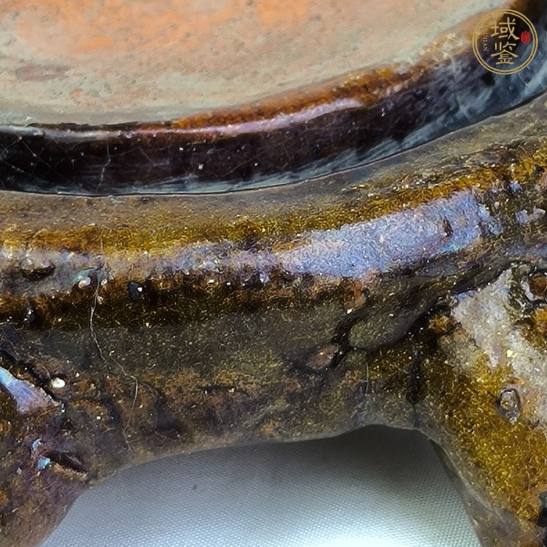 古玩陶瓷宋代邛窯多足辟雍硯真品鑒賞圖