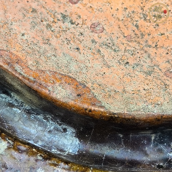 古玩陶瓷宋代邛窯多足辟雍硯真品鑒賞圖