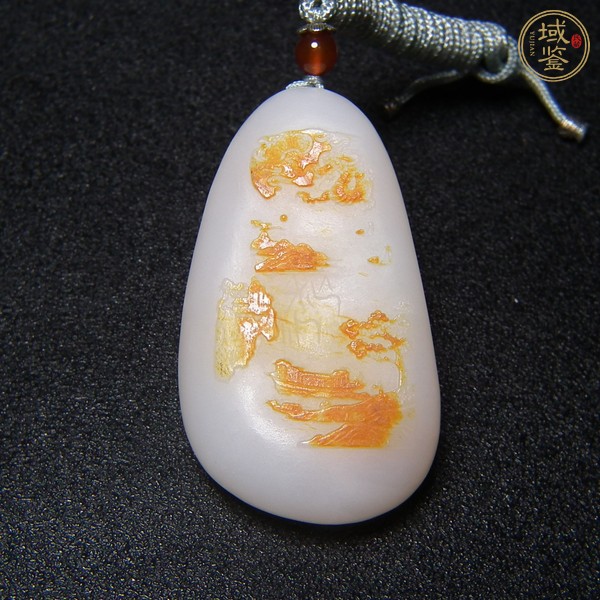 古玩玉器和田玉雕“山水牌”真品鑒賞圖